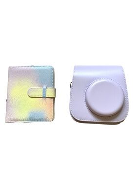 Source Unknown Pastel Rainbow Camera Case and Album Set